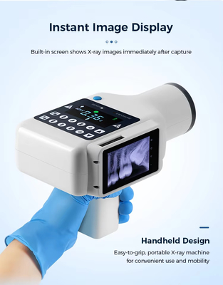 Color Large Screen Gun Type Dental X-ray Unit Instant Camera Including Sensor High Frequency Dental X Ray Machine with Sensor supplier