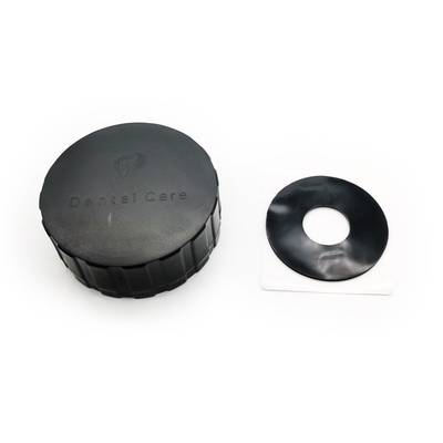 Quality Dental Products Denture Porcelain Patch Disinfection Cleaning Placement Case Round Shape Porcelain Veneers Teeth Box supplier