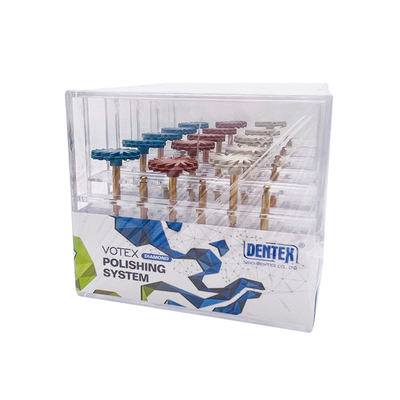 Dental Consumables Tools Laboratory Dental Contouring Polishing Brush Wheel Buffs VOTEX Diamond Polishing Discs supplier