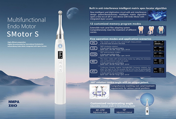 Dental Endo Motor Root Canal Dental Surgical Equipment Wireless Multifunctional Endo Motor SMotor s supplier