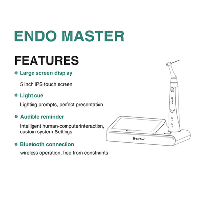 Wireless Bluetooth Dental Clinic Medical Product Equipment Blue Teeth Endo Master with Apex Locator and 6:1 Contra Angle supplier