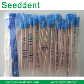 Dental plastic disposable Saliva ejector / Dental disposable suction tips supplier