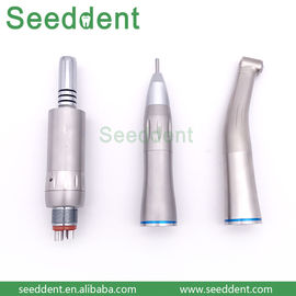 Dental Low Speed Handpiece Kit Internal Water Spray 1:1 Contra Angle with Straight Handpiece &amp; Air Motor supplier