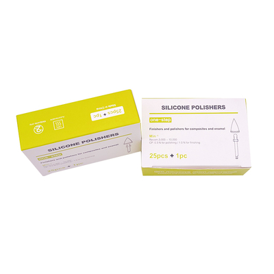 Dental Equipment Accessories Tapered White Dental Composite Polishing Burs Kit Silicone Polishers supplier