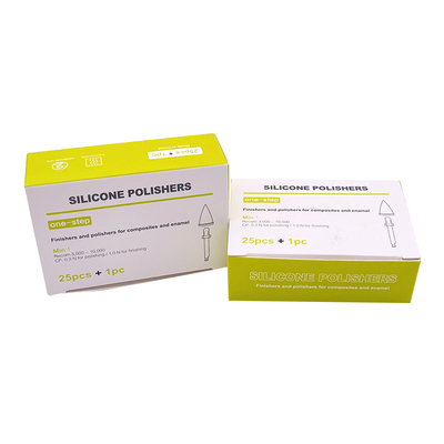Dental Equipment Accessories Tapered White Dental Composite Polishing Burs Kit Silicone Polishers supplier