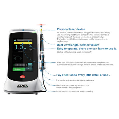 Dental Oral Surgery Products Equipment Diode Laser Dual Wavelength Soft Tissue Cutting Pen Laser supplier