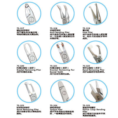 High Quality Dental Tooth Extraction Bracket Gripper Plier Surgical Instruments Tool Orthodontic Plier supplier