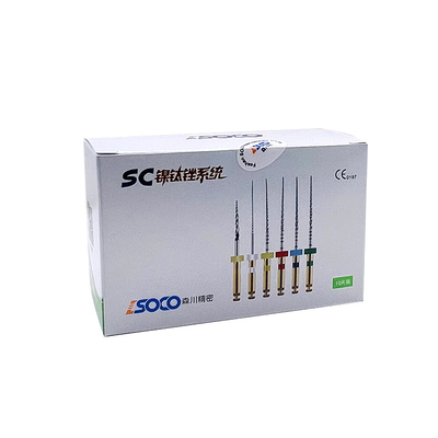 Dental Oral Care Root canal Treatment Products Soco SC Niti Files 6pcs/pack supplier