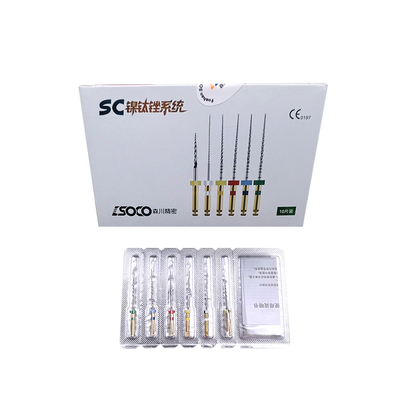 Dental Oral Care Root canal Treatment Products Soco SC Niti Files 6pcs/pack supplier