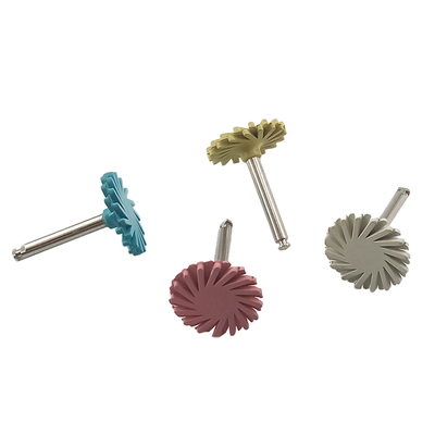 Dental Composites Products Polishing Machine Self Glazed Polishing Disc Resin Repair Silicone Wheel 6pcs/box supplier