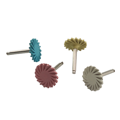 Dental Composites Products Polishing Machine Self Glazed Polishing Disc Resin Repair Silicone Wheel 6pcs/box supplier