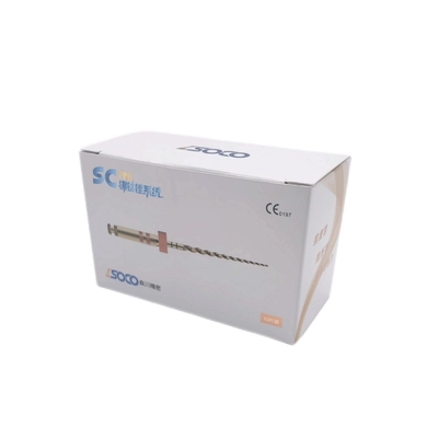 Dental Oral Root Canal Treatment Products Electric Flexible Endo Files 6Pcs/Box Soco SC Pro Niti Files supplier