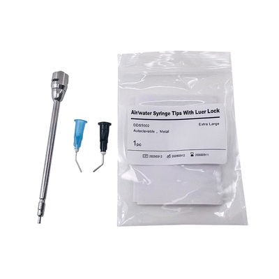 Hospital Clinic Dentist Dental Products Other Dental Equipment Air/Water Syringe Tips With Luer Lock with Pre-bent Needle Tip supplier