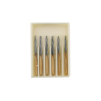 Dental Endo Z Zekrya Burs Gold Plated Carbide Burs Blister Packing FG High Speed Carbide Burs supplier
