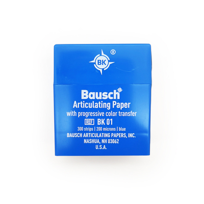 Bausch Articulating Paper Dental Articulating Paper 18mm*52mm 300strips/box Blue or Red Available supplier