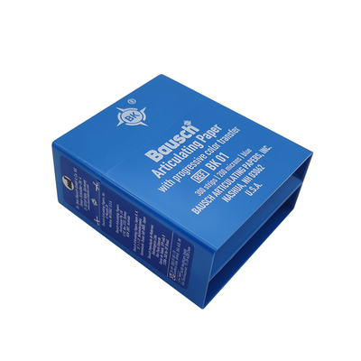 Bausch Articulating Paper Dental Articulating Paper 18mm*52mm 300strips/box Blue or Red Available supplier