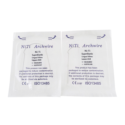 Dental Orthodontic Arch Wire Niti Archwires Round Super Elastic Orthodontic Archwires / NiTi Round Arch Wires supplier