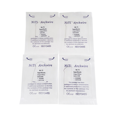 Dental Orthodontic Arch Wire Niti Archwires Round Super Elastic Orthodontic Archwires / NiTi Round Arch Wires supplier