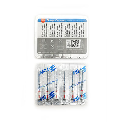 Dental Blue NITI Heat Activation Rotary Reciprocating Files / RECIPROC Dental Files supplier