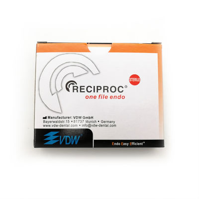 Dental Blue NITI Heat Activation Rotary Reciprocating Files / RECIPROC Dental Files supplier