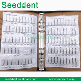 Dental Diamond Burs Sample Book / Tungsten Carbide Burs book supplier