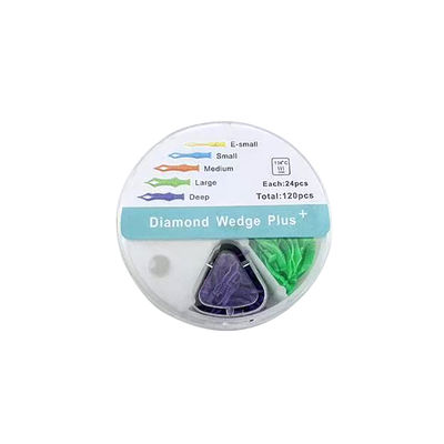 Disposable Plastic Dental Wedges Composite Wedge for Dental Restorative Contouring 120pcs/box supplier