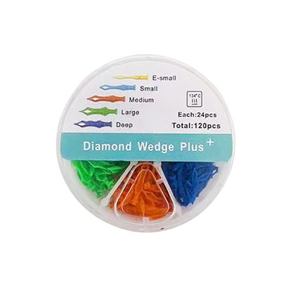 Disposable Plastic Dental Wedges Composite Wedge for Dental Restorative Contouring 120pcs/box supplier