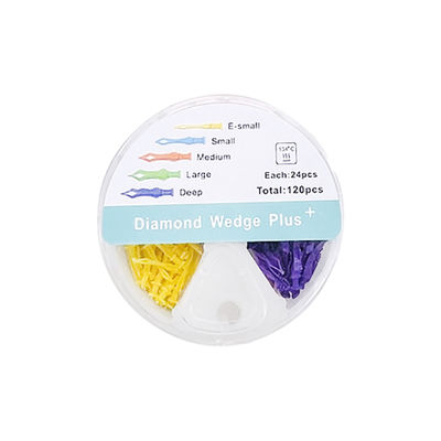 Disposable Plastic Dental Wedges Composite Wedge for Dental Restorative Contouring 120pcs/box supplier