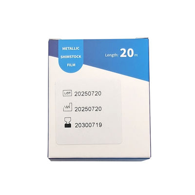 20m/Roll Dental Metallic Articulating Film 8μm Shimstock Occlusion Test Strip for Implant Crown Bridge Bite Checking supplier