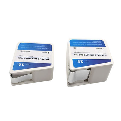 20m/Roll Dental Metallic Articulating Film 8μm Shimstock Occlusion Test Strip for Implant Crown Bridge Bite Checking supplier