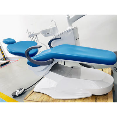 Electric Dental Chair Unit Full Set with Stool Air Compressor for Dental Clinic Hospital/Good Price Dental Unit supplier