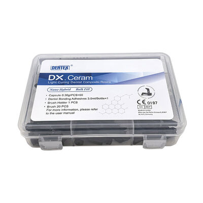 Dental light cure dentistry composite dentex refill unidose campsule(intro) all purpose light cure capsule with tips gun supplier