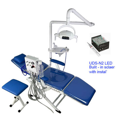 Luxury Portable Folding Dental Chair Unit with LED Scaler Air Compressor/mobile Dental Unit supplier