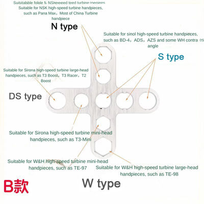 Dental Handpiece Repair Tools Back Cover Torque Wrench Key /Dental Handpiece Repair Tool Multi-Function Wrench supplier