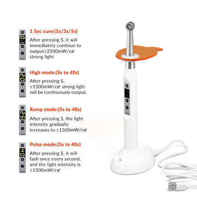 Cure Products Dentistry Clinic Laboratory Equipment Teeth Repair Dental Light 1 SEC LED Curing Light supplier