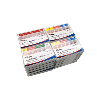 Dental Consumables Dental Products Root Canal Filling Material Tips Radiopacity Gutta Percha Point supplier