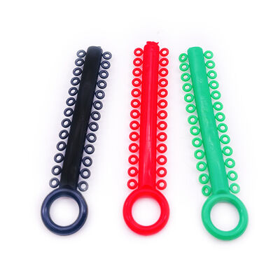 Dental Orthodontic Elastic Power Chain Ligature Ties Colorful Rubber Bands Brackets Braces Treatment Material supplier