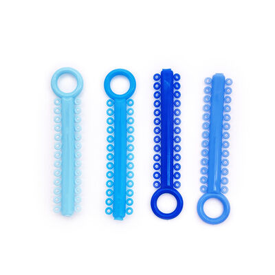 Dental Orthodontic Elastic Power Chain Ligature Ties Colorful Rubber Bands Brackets Braces Treatment Material supplier
