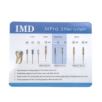 Dental Files Niti heat activation 3 File System / Hot sale dental product PRO files / Niti High Elasticity Rotary 3 File supplier