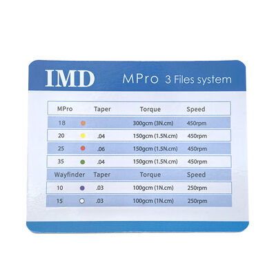 Dental Files Niti heat activation 3 File System / Hot sale dental product PRO files / Niti High Elasticity Rotary 3 File supplier
