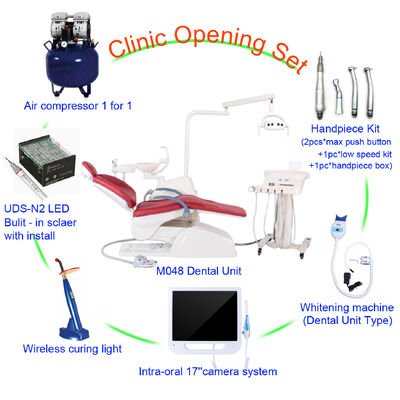 Good Price Mobile Instrument Tray Dental Unit Set / Dental Chair M048 supplier