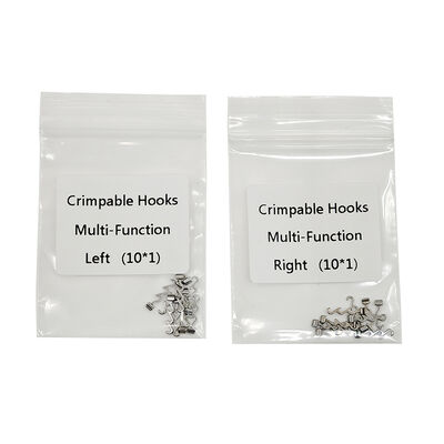 Dental Material Orthodontic Spiral Crimpable Hook Multi Bondable Crimpable Hook for Orthodontic Braces supplier