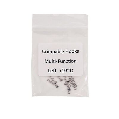Dental Material Orthodontic Spiral Crimpable Hook Multi Bondable Crimpable Hook for Orthodontic Braces supplier