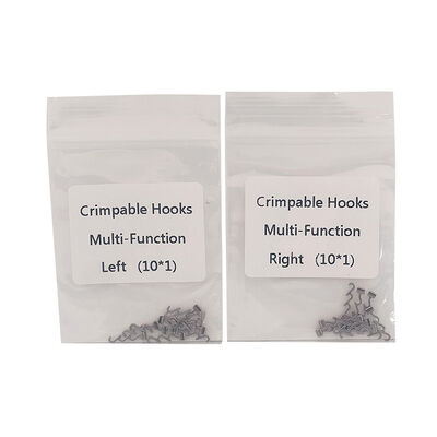 Dental Material Orthodontic Spiral Crimpable Hook Multi Bondable Crimpable Hook for Orthodontic Braces supplier