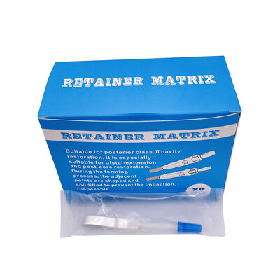 Disposable 20pcs/box Adjustable Dental Retainer Matrix Ring System with Standard and Curved Preformed Bands supplier