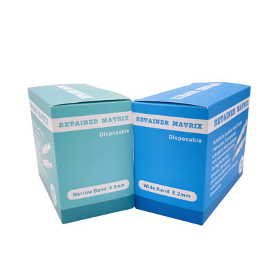 Disposable 20pcs/box Adjustable Dental Retainer Matrix Ring System with Standard and Curved Preformed Bands supplier
