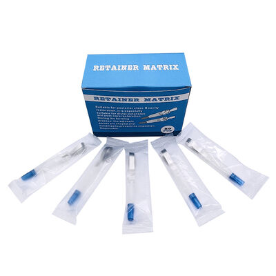 Disposable 20pcs/box Adjustable Dental Retainer Matrix Ring System with Standard and Curved Preformed Bands supplier