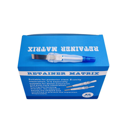 Disposable 20pcs/box Adjustable Dental Retainer Matrix Ring System with Standard and Curved Preformed Bands supplier