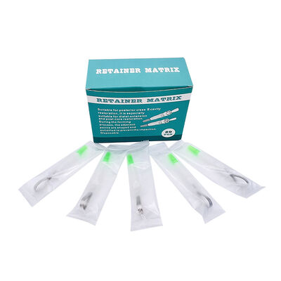 Disposable 20pcs/box Adjustable Dental Retainer Matrix Ring System with Standard and Curved Preformed Bands supplier