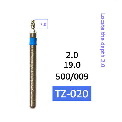 Dental Occlusal Reduction Burs Locate the Depth 0.6 - 2mm Blue Ring 10pcs/box supplier